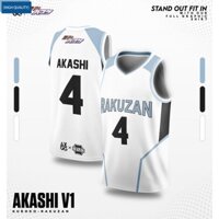 "kuroko No basket - akashi" anime basketball jersey