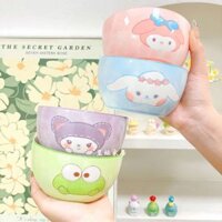 Kuromi Cinnamoroll My Melody Sanrio Bát gốm sứ ăn uống cho trẻ em