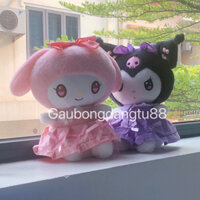 Kuromi mặc váy gấu bông to thú nhồi bông cute quà tặng dễ thương hàng cao cấp