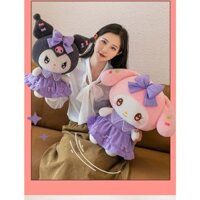Kuromi  mặc váy gấu bông to thú nhồi bông cute quà tặng dễ thương hàng cao cấp