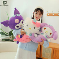 Kuromi Nàng Tiên Cá Sang Trọng Đồ Chơi My Melody Gối Búp Bê Lớn Dễ Thương Quà Tặng Trẻ Em