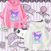 Kuromi Phim Hoạt Hình Nhật Bản Áo Khoác Rời Phù Hợp Cho Bé Gái Thời Trang Trẻ Em Thu Đông Mặc