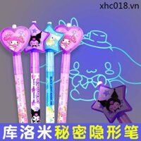 Kuromi Quế Chó Vô Hình Highlighter Vô Hình Biến Mất Bút Hoạt Hình Dễ Thương Sáng Tạo Giai Điệu Ánh Sáng Bút Trẻ Em Dạ Quang Tia Cực Tím Biến Mất Bút Bút Bút Đánh Dấu Magic Pen Sổ Tay Bút Dạ Quang