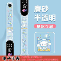 Kuromi Vòng Tay Phiên Bản Hàn Quốc Đồng Hồ Quế Chó Giai Điệu Kuromi Đồng Hồ Trẻ Em Học Sinh Trung Học Cơ Sở Đồng Hồ Điện Tử Dạo Phố Nam Nữ Dễ Thương Dạ Quang Chống Thấm Nước Tiểu Học Trường St