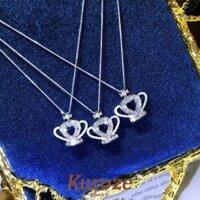 Kuroze Phong Cách Sáng Tạo Vương Miện Trái Tim Quà Tặng Giáng Sinh Vòng Cổ Nữ