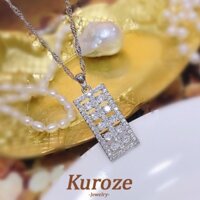 Kuroze Thương Hiệu Thời Trang Xu Hướng Phù Hợp Với Vòng Cổ Mới Full Kim Cương May Mắn Mặt Dây Chuyền Bàn Tính May Mắn