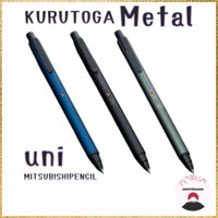 Kuru Toga Metal 0.5mm Mechanical Pencils Kurutoga Sharp Pen Mitsubishi Black Blue Gray