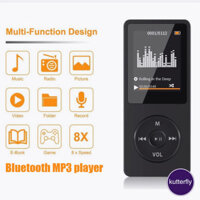 Kutterfly Bluetooth Tương Thích Mp3 Máy Nghe Nhạc Di Động Mp4 Fm Radio Bên Ngoài Siêu Mỏng Sinh Viên Mp3 Bút Ghi Âm