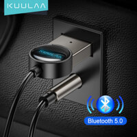 KUULAA Thiết Bị Chuyển Đổi Aux Bluetooth Adapter Dongle Cable For Car 3.5mm Jack Aux Bluetooth 5.0 Receiver Speaker Audio Music Wireless Transmitter