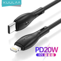 KUULAA USB C to Lightning Cable Cáp for iPhone 12 Mini 12 Pro Max 11 8 7 PD 20W 18W Fast Charger Data Cord for Macbook iPad USB-C