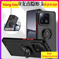 Kuwo Thích Hợp Cho Xiaomi 14 13 Pro 13Ultra 13Lite Siêu Mỏng Mờ Xoay Trong Suốt Vô Hình Giá Đỡ Điện Thoại Xe Từ Tính Chống Sốc