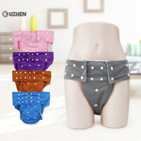 Kuzhen Tã vải dành cho người lớn Nappy Có thể tái sử dụng Tã Inconence snap nút Loại HOT