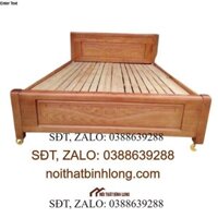 [KV Hà Nội] Giường Gỗ Xoan Đào 1m6 giá rẻ