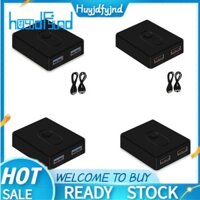 Kvm Switch 1X2 / 2X1 Switcher Bộ chia USB Bộ điều khiển chia sẻ cho máy tính xách tay Máy tính Bàn phím Chuột