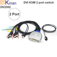 KVM switch 2 port HDMI dạng cáp Kinan HD1302