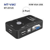 KVM Switch 2 port USB Chuyển mạch 2 CPU ra 1 màn hình MT-VIKI MT-201UK