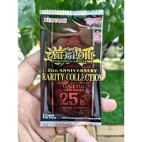 [KW2 Yugioh] [EN-UK] 01 Gói Pack Yugioh 25th Anniversary Rarity Collection RA01 - Chính hãng Konami