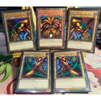 [KW2 Yugioh] [EN-UK] Combo 5 Thẻ bài 5 Bộ phận Vị Thần Sức Mạnh Exodia - Quarter Century Rare 1st Edition - Kỉ niệm 25th