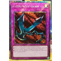[KW2 Yugioh] [EN-UK] [Nice Art] Thẻ bài Kunai with Chain - RA03-EN204 - Platinum Secret Rare 1st Edition