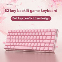 [Ky] Bàn phím cơ AJAZZ AK33 Độ nhạy cao Công tắc đỏ / xanh 82 phím Bàn phím chơi game có đèn nền màu trắng cho máy tính