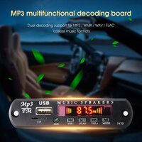 [Ky] Bảng giải mã MP3 Đầu vào USB chuyên nghiệp Khe cắm TF Độ ồn thấp Bảng khuếch đại tương thích Bluetooth cho ô tô