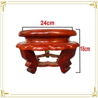 Kỷ chân váy Gỗ hương mặt 24cm cao 18cm