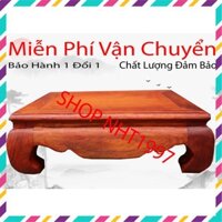 Kỷ để đồ chữ nhật gỗ hương - Bàn osin gỗ - Bàn trà nhật