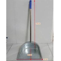 Ky hốt rác inox ĐÚC cán inox 70CM - Ki súc rác