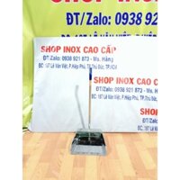 Ky hốt rác loại lớn cán ngắn INOX Cao Cấp    - Mã: KHR02IL