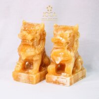 Kỳ Lân Đá Ngọc Hoàng Long Size 15cm