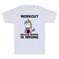 Kỳ Lân Tập Luyện Bởi Vì Sát Nhân Là Sai Ngộ nghĩnh Áo Thun Cử Tạ Nam