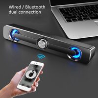 [Ky] Loa máy tính xách tay âm thanh nổi mạnh mẽ có dây USB Mini Loa tương thích Bluetooth