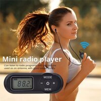 [Ky] Mini Radio LCD Màn Hình Kỹ Thuật Số Retro Di Động Bỏ Túi Máy Nghe Nhạc FM Thu Du Lịch Ngoài Trời Sạc Đài Phát Thanh Nhỏ