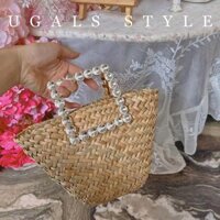 Kỳ nghỉ Bãi biển Đi biển Giỏ rau củ dệt tay Nước sáng bóng Kim cương Tình yêu Xô ly hợp