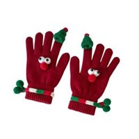 Kỳ nghỉ chủ đề Mũ Ông Già Noel găng tay linh hoạt screentouch handwear găng tay giáng sinh