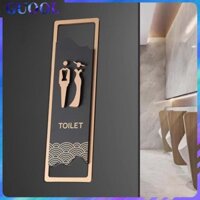 Ký Nhà Vệ Sinh Unisex Phòng Tắm Ký Đồ Họa Biểu Tượng Tự Dính Phòng Tắm Decal 3D Nhà Vệ Sinh Ký Cho Quán Cà Phê Cửa Hàng Công Viên Trung Tâm Mua Sắm Nhà