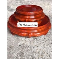 Kỷ tròn, đế kê bát hương, kê tượng gỗ xà cừ nguyên khối