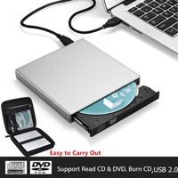 [Ky] USB 2.0 Slim Writer / Burner / Rewriter / CD ROM Ổ DVD gắn ngoài cho PC Laptop