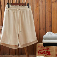 Kyushuad Quần Short Nam Hàn Quốc Đơn Giản fashion Nhật Bản Retro Niche Cũ Lười Co Giãn Eo Thể Thao Rời Quần Short Nam