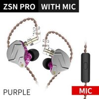 KZ ZSN Pro trong Ear Earphone 1BA 1DD Drive Drive Hifi Sport Tiếng ồn khử tai nghe tai nghe ZEXPRO EDC EDS DQ6S