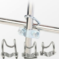 L 304 & GALV 20 25 32 40 Ống Kẹp Ống Hệ Thống Nước Kẹp Chữ Thập Thép Không Gỉ Mạ Kẽm Ống Phụ Kiện Ống 22 Máy Đo Ống Thép KL9J