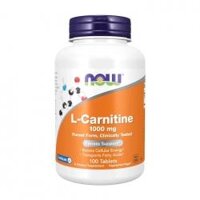 L-Carnitine 1000mg Now Foods 100 viên - Hỗ trợ vận chuyển chất béo