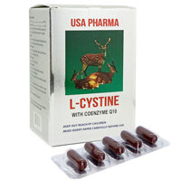 L-Cystine With Coenzyme Q10 (USA Pharma), hỗ trợ chống oxy hóa, giúp hạn chế lão hóa
