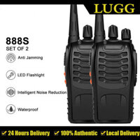 L Giao Hàng Địa Phương 2 Bộ Walkie Talkie Di Động Ngoài Trời 16 Kênh 5Km Phạm Vi UHF Hai Chiều Radio Transceiv