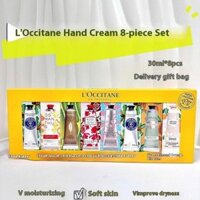 L 'occitane Hand Cream Bộ 8 món Kem dưỡng ẩm Shea Butter Rose Sakura 30ml * 8