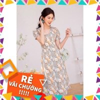 l TIIN STORE Váy hoa nhí cổ V dáng A by Tiin k