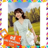 l TIIN STORE Váy hoa nhí vạt chéo nơ eo by Tiin k