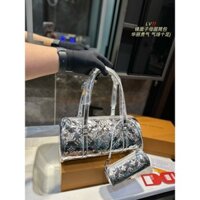 L- Túi hình trụ mới Túi xách nữ Túi mua sắm sang trọng Phong cách Pháp Túi đeo chéo chất lượng cao Túi đeo vai thời trang