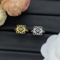 L- * WE Pháp L-home Letter Ring Ins Chất Lượng Không Khí Đồ Họa Hình Học Mới L-home Letter Ring Mở Nhẫn Ins