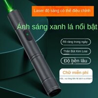 L1008 Bút Laser Sạc Aurora Pointing Star Pen Ánh Sáng Xanh Tầm Xa Mạnh Laser Bút Chỉ Báo Xây Dựng Giáo Viên Chỉ W